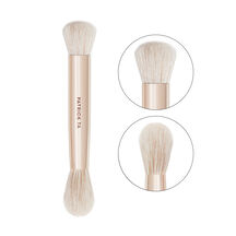 DUAL-ENDED COMPLEXION BRUSH (BROCHA PARA POLVO Y CREMA)